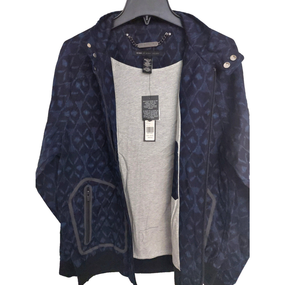 Marc Jacobs Member Only Mens Indigo Blue Lined Fall Jacket SZ M/Medium - Picture 4 of 16